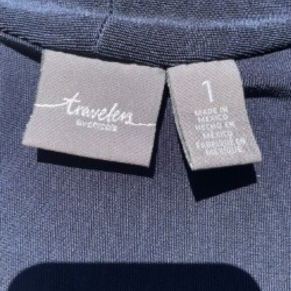 Chico's Travelers 6-Piece Lot Bundle Size 1 Medium (8/10) India Ink (Dark Blue) - Picture 12 of 14